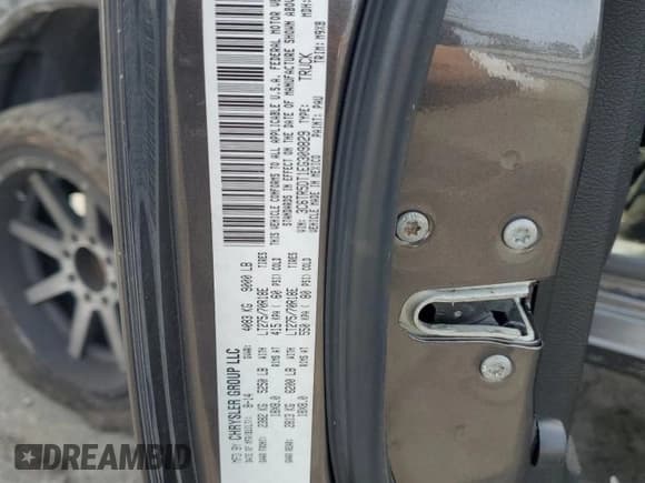 ✅ 2014 Ram 2500 SLT • VIN: 3C6TR5DT1EG309829 • Lot: 58369765. Listed on Copart with 122,709 mi. Free auction sales archive from the USA and detailed vehicle history report at DreamBid. Image 12.