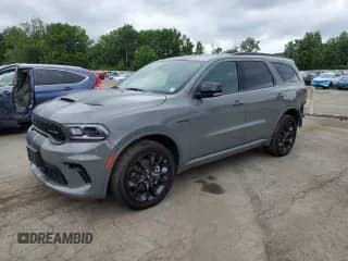 2025 Dodge Durango R/T Plus with VIN 1C4SDJCTXSC528705, listed as a Copart auction lot 64946195 with 230 mi miles and Salvage title. Bid and sale history available at DreamBid. Image 1.