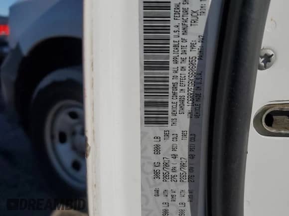 2019 Ram 1500 Express with VIN 1C6RR7FG6KS606055, listed as a Copart auction lot 86802704 with 260,080 mi miles and Salvage title. Bid and sale history available at DreamBid. Image 12.