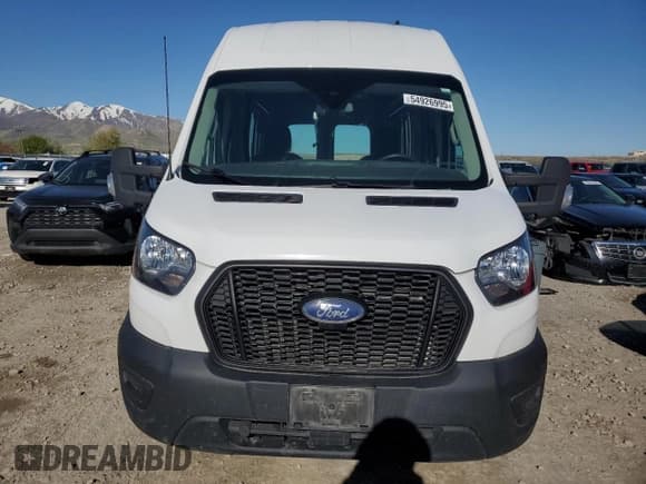 ✅ 2023 Ford Transit Cargo • VIN: 1FTBW3X84PKB21441 • Lot: 54926995. Listed on Copart with 56,038 mi. Free auction sales archive from the USA and detailed vehicle history report at DreamBid. Image 5.
