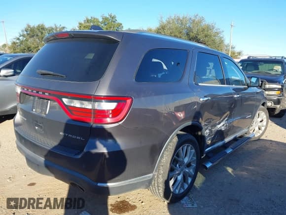 ✅ 2015 Dodge Durango Citadel • VIN: 1C4SDJET4FC715473 • Lot: 41225833. Listed on IAAI with 84,516 mi. Free auction sales archive from the USA and detailed vehicle history report at DreamBid. Image 4.