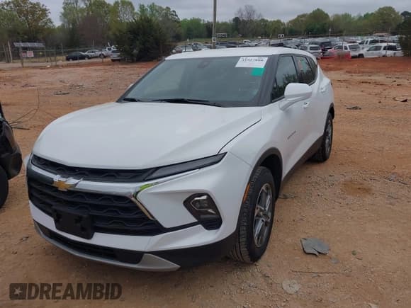 ✅ 2023 Chevrolet Blazer LT • VIN: 3GNKBHR45PS234006 • Lot: 41927800. Listed on IAAI with 57,610 mi. Free auction sales archive from the USA and detailed vehicle history report at DreamBid. Image 2.