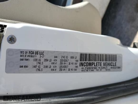 ✅ 2017 Dodge Grand Caravan SE • VIN: 2C7WDGBG7HR738822 • Lot: 67392035. Wystawiony na Copart z przebiegiem 152 950 mil. Bezpłatny archiwum sprzedaży aukcyjnych z USA i szczegółowy raport historii pojazdu na DreamBid. Zdjęcie 12.