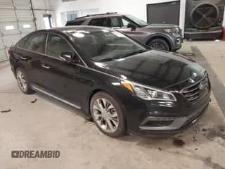 2017 Hyundai Sonata Sport with VIN 5NPE34AB0HH520931, listed as a IAAI auction lot 41497572 with 157,444 mi miles and . Bid and sale history available at DreamBid. Image 1.