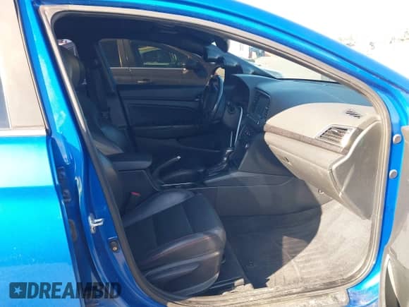 2018 Hyundai Elantra Sport with VIN KMHD04LB2JU598510, listed as a IAAI auction lot 43405095 with 119,850 mi miles and . Bid and sale history available at DreamBid. Image 5.