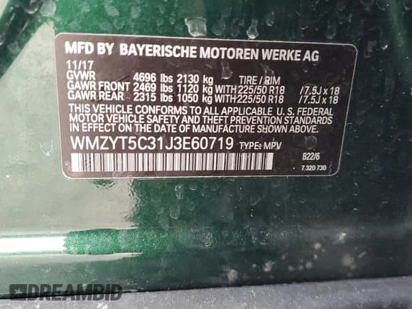 ✅ 2018 MINI Countryman Cooper S • VIN: WMZYT5C31J3E60719 • Lot: 92845335. Wystawiony na Copart z przebiegiem 24 912 mil. Bezpłatny archiwum sprzedaży aukcyjnych z USA i szczegółowy raport historii pojazdu na DreamBid. Zdjęcie 13.