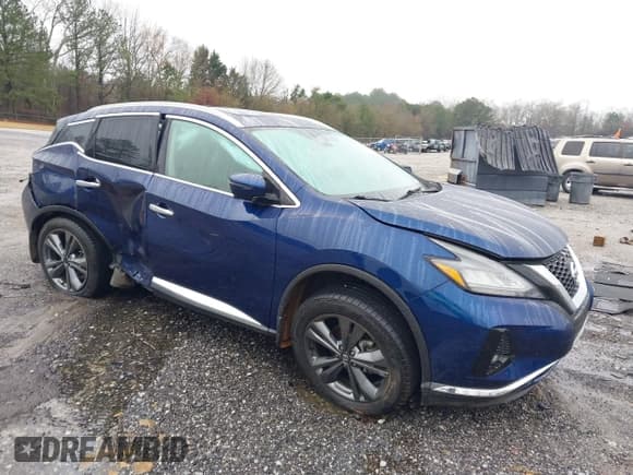✅ 2020 Nissan Murano Platinum • VIN: 5N1AZ2DJ1LN125357 • Lot: 41576119. Wystawiony na IAAI z przebiegiem 57 116 mil. Bezpłatny archiwum sprzedaży aukcyjnych z USA i szczegółowy raport historii pojazdu na DreamBid. Zdjęcie 1.