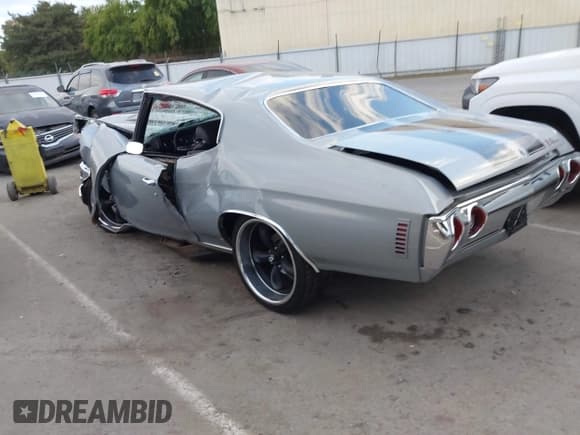 ✅ 1972 Chevrolet Malibu • VIN: 00001D37F21581744 • Lot: 43434100. Listed on IAAI with Not provided. Free auction sales archive from the USA and detailed vehicle history report at DreamBid. Image 3.