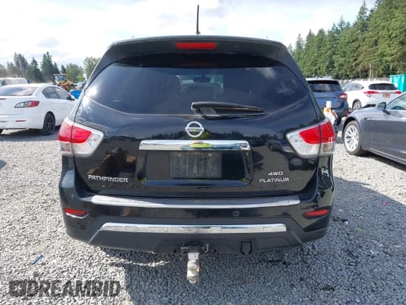 ✅ 2015 Nissan Pathfinder Platinum • VIN: 5N1AR2MM2FC607166 • Lot: 42532590. Listed on IAAI with 158,322 mi. Free auction sales archive from the USA and detailed vehicle history report at DreamBid. Image 16.