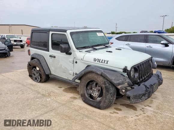 ✅ 2023 Jeep Wrangler Sport • VIN: 1C4HJXAG1PW615202 • Lot: 68663635. Listed on Copart with 73,935 mi. Free auction sales archive from the USA and detailed vehicle history report at DreamBid. Image 4.