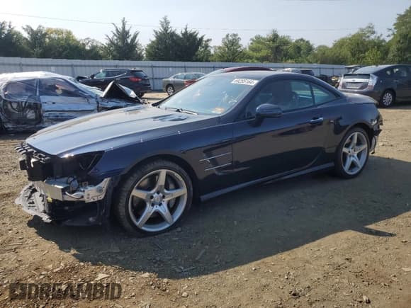 ✅ 2013 Mercedes-Benz SL 550 • VIN: WDDJK7DA4DF013708 • Lot: 69295164. Listed on Copart with 54,285 mi. Free auction sales archive from the USA and detailed vehicle history report at DreamBid. Image 1.