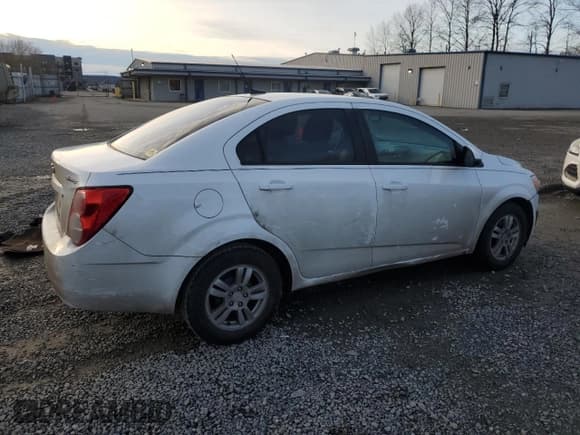 ✅ 2012 Chevrolet Sonic LS • VIN: 1G1JB5SH9C4174637 • Lot: 45942275. Listed on Copart with 208,459 mi. Free auction sales archive from the USA and detailed vehicle history report at DreamBid. Image 3.