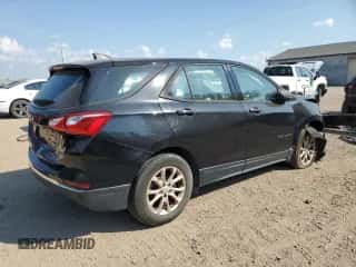 2018 Chevrolet Equinox LS z VIN 3GNAXREV2JL134917, wystawiony jako Copart lot #81421605 z przebiegiem 126 930 mil mil oraz Czysty tytuł • Clean title. Historia ofert i sprzedaży dostępna na DreamBid. Obrazek 3.