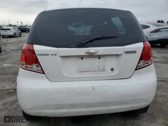 ✅ 2006 Chevrolet Aveo LS • VIN: KL1TD66666B567950 • Lot: 45135905. Wystawiony na Copart z przebiegiem 185 801 mil. Bezpłatny archiwum sprzedaży aukcyjnych z USA i szczegółowy raport historii pojazdu na DreamBid. Zdjęcie 6.