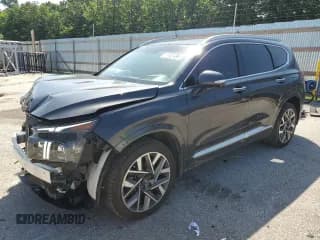 ✅ 2022 Hyundai Santa Fe Calligraphy • VIN: 5NMS54AL4NH444936 • Lot: 61631265. Listed on Copart with 44,659 mi. Free auction sales archive from the USA and detailed vehicle history report at DreamBid. Image 1.