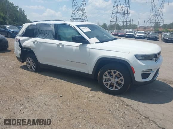 ✅ 2022 Jeep Grand Cherokee Limited • VIN: 1C4RJHBG2N8524272 • Lot: 42867241. Listed on IAAI with Not provided. Free auction sales archive from the USA and detailed vehicle history report at DreamBid. Image 1.