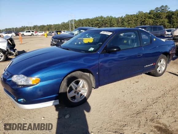 ✅ 2003 Chevrolet Monte Carlo SS • VIN: 2G1WX12K239342210 • Lot: 86876955. Listed on Copart with 69,439 mi. Free auction sales archive from the USA and detailed vehicle history report at DreamBid. Image 1.