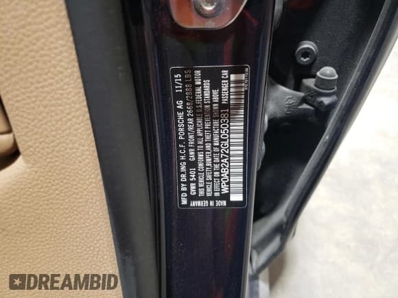 ✅ 2016 Porsche Panamera 4S • VIN: WP0AB2A72GL050381 • Lot: 92404635. Wystawiony na Copart z przebiegiem 113 004 mil. Bezpłatny archiwum sprzedaży aukcyjnych z USA i szczegółowy raport historii pojazdu na DreamBid. Zdjęcie 12.