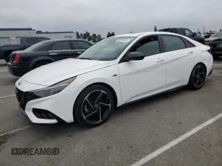 ✅ 2023 Hyundai Elantra N Line • VIN: KMHLR4AF0PU543943 • Lot: 82133675. Listed on Copart with 31,653 mi. Free auction sales archive from the USA and detailed vehicle history report at DreamBid. Image 1.