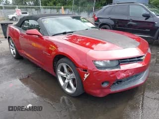 ✅ 2014 Chevrolet Camaro LT • VIN: 2G1FB3D36E9155748 • Lot: 42754002. Listed on IAAI with 200,909 mi. Free auction sales archive from the USA and detailed vehicle history report at DreamBid. Image 1.