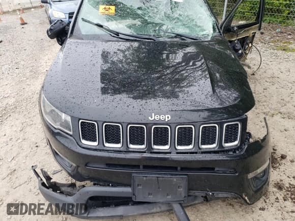 ✅ 2019 Jeep Compass Latitude • VIN: 3C4NJCBB0KT855595 • Lot: 58997955. Listed on Copart with Not provided. Free auction sales archive from the USA and detailed vehicle history report at DreamBid. Image 12.