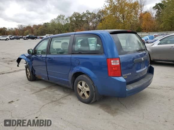 2010 Dodge Grand Caravan SE with VIN 2D4RN4DEXAR336545, listed as a Copart auction lot 89703345 with 184,045 mi miles and Salvage title. Bid and sale history available at DreamBid. Image 2.