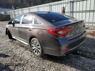 ✅ 2015 Hyundai Sonata Sport • VIN: 5NPE34AF2FH241318 • Лот: 37664753. Опубликован ранее на Copart с пробегом 64 620 миль. Бесплатный доступ к архиву аукционных продаж из США и подробный отчёт об истории автомобиля на DreamBid. Изображение 2.