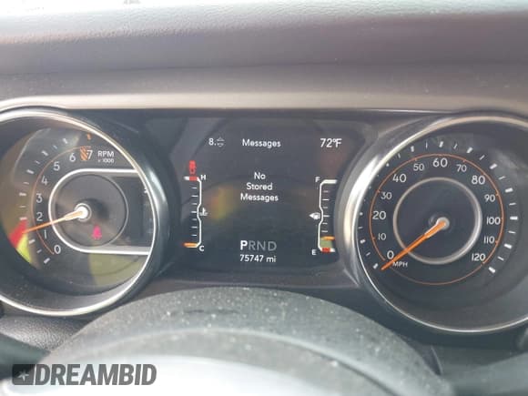 ✅ 2020 Jeep Gladiator Sport S • VIN: 1C6JJTAG1LL108622 • Lot: 42134132. Listed on IAAI with 75,747 mi. Free auction sales archive from the USA and detailed vehicle history report at DreamBid. Image 7.