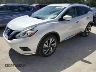 2016 Nissan Murano SL with VIN 5N1AZ2MG3GN101913, listed as a Copart auction lot 61075505 with 98,412 mi miles and Salvage title. Bid and sale history available at DreamBid. Image 1.