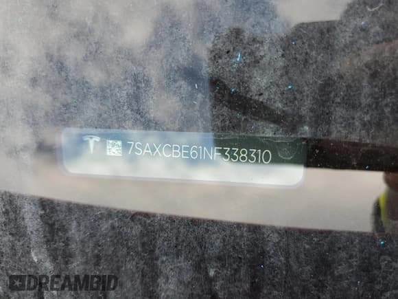 ✅ 2022 Tesla Model X Plaid • VIN: 7SAXCBE61NF338310 • Lot: 44394913. Listed on Copart with Not provided. Free auction sales archive from the USA and detailed vehicle history report at DreamBid. Image 13.