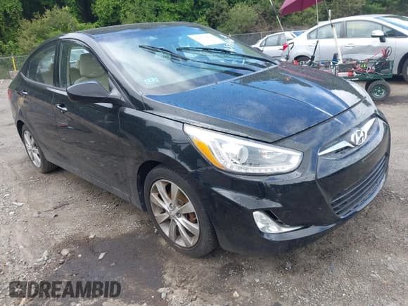 ✅ 2014 Hyundai Accent GLS • VIN: KMHCU4AE6EU775319 • Lot: 42578464. Listed on IAAI with 109,585 mi. Free auction sales archive from the USA and detailed vehicle history report at DreamBid. Image 1.