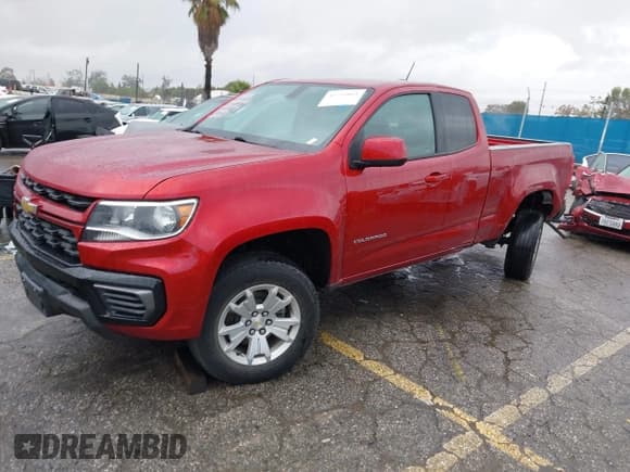✅ 2021 Chevrolet Colorado 2WD LT • VIN: 1GCHSCEN1M1294253 • Lot: 43733011. Wystawiony na IAAI z przebiegiem 52 689 mil. Bezpłatny archiwum sprzedaży aukcyjnych z USA i szczegółowy raport historii pojazdu na DreamBid. Zdjęcie 2.