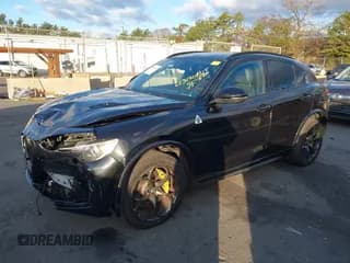 ✅ 2019 Alfa Romeo Stelvio Quadrifoglio • VIN: ZASPAKEV5K7C31814 • Lot: 43696929. Listed on IAAI with 66,316 mi. Free auction sales archive from the USA and detailed vehicle history report at DreamBid. Image 2.