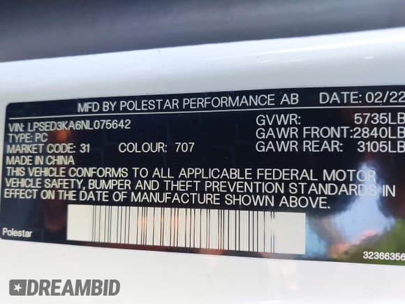 ✅ 2022 Polestar 2 • VIN: LPSED3KA6NL075642 • Lot: 41446889. Wystawiony na IAAI z przebiegiem Nie podano. Bezpłatny archiwum sprzedaży aukcyjnych z USA i szczegółowy raport historii pojazdu na DreamBid. Zdjęcie 9.