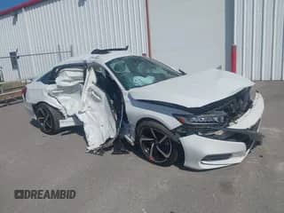2019 Honda Accord Sport with VIN 1HGCV2F39KA034657, listed as a IAAI auction lot 43300418 with 54,467 mi miles and . Bid and sale history available at DreamBid. Image 1.