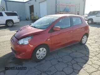 ✅ 2015 Mitsubishi Mirage DE • VIN: ML32A3HJXFH052687 • Lot: 89553035. Listed on Copart with 88,585 mi. Free auction sales archive from the USA and detailed vehicle history report at DreamBid. Image 1.