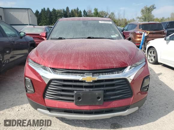 2022 Chevrolet Blazer LT with VIN 3GNKBHR48NS151554, listed as a Copart auction lot 71589844 with 33,261 mi miles and Salvage title. Bid and sale history available at DreamBid. Image 5.