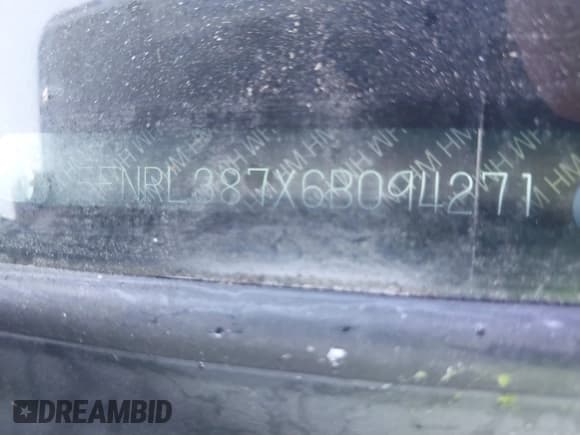 ✅ 2006 Honda Odyssey EX-L • VIN: 5FNRL387X6B094271 • Лот: 43743098. Опубликован ранее на IAAI с пробегом 215 736 миль. Бесплатный доступ к архиву аукционных продаж из США и подробный отчёт об истории автомобиля на DreamBid. Изображение 12.