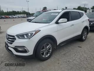 ✅ 2018 Hyundai Santa Fe 2.4L • VIN: 5NMZU3LB7JH056089 • Лот: 53609934. Опубликован ранее на Copart с пробегом 104 843 миль. Бесплатный доступ к архиву аукционных продаж из США и подробный отчёт об истории автомобиля на DreamBid. Изображение 1.