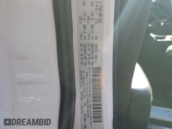 ✅ 2015 Dodge Durango SXT • VIN: 1C4RDJAGXFC771523 • Лот: 92953655. Опубликован ранее на Copart с пробегом 94 881 миль. Бесплатный доступ к архиву аукционных продаж из США и подробный отчёт об истории автомобиля на DreamBid. Изображение 12.