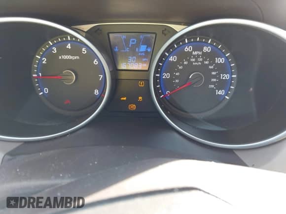 2014 Hyundai Tucson Limited with VIN KM8JU3AG6EU791944, listed as a IAAI auction lot 43436689 with 167,083 mi miles and . Bid and sale history available at DreamBid. Image 7.