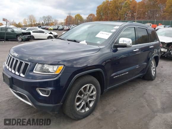 2016 Jeep Grand Cherokee Limited with VIN 1C4RJFBG8GC498393, listed as a IAAI auction lot 43617966 with 99,931 mi miles and . Bid and sale history available at DreamBid. Image 2.