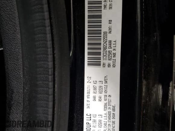 ✅ 2012 Dodge Avenger SE • VIN: 1C3CDZAB2CN225599 • Lot: 79519074. Wystawiony na Copart z przebiegiem 145 502 mil. Bezpłatny archiwum sprzedaży aukcyjnych z USA i szczegółowy raport historii pojazdu na DreamBid. Zdjęcie 12.