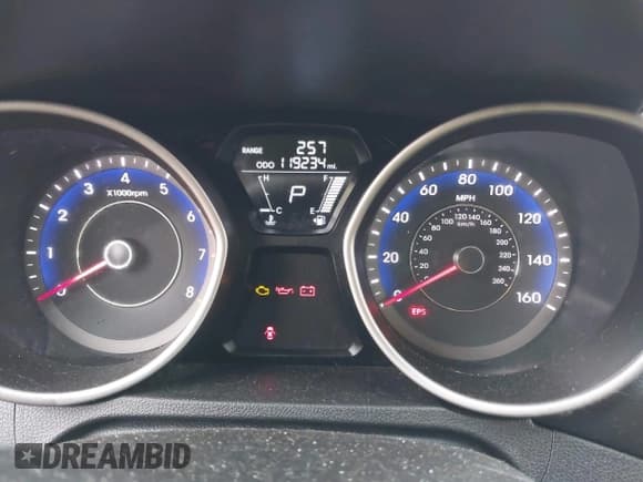 ✅ 2013 Hyundai Elantra GLS • VIN: KMHDH4AE7DU721485 • Lot: 43752080. Listed on IAAI with 119,234 mi. Free auction sales archive from the USA and detailed vehicle history report at DreamBid. Image 7.