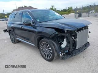✅ 2024 Hyundai Palisade Calligraphy • VIN: KM8R7DGE8RU736536 • Lot: 43180906. Listed on IAAI with 7,923 mi. Free auction sales archive from the USA and detailed vehicle history report at DreamBid. Image 1.