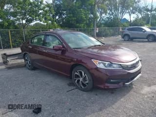 ✅ 2017 Honda Accord EX-L • VIN: 1HGCR3F87HA017290 • Lot: 43164642. Listed on IAAI with 28,220 mi. Free auction sales archive from the USA and detailed vehicle history report at DreamBid. Image 1.