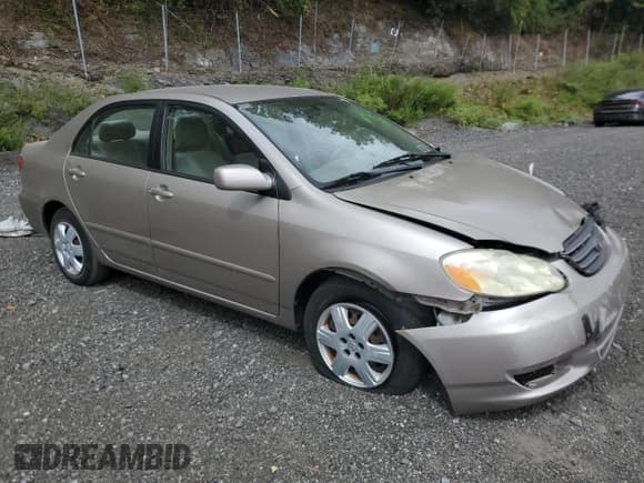 ✅ 2003 Toyota Corolla LE • VIN: 2T1BR38E03C119922 • Lot: 70856415. Wystawiony na Copart z przebiegiem 40 696 mil. Bezpłatny archiwum sprzedaży aukcyjnych z USA i szczegółowy raport historii pojazdu na DreamBid. Zdjęcie 4.