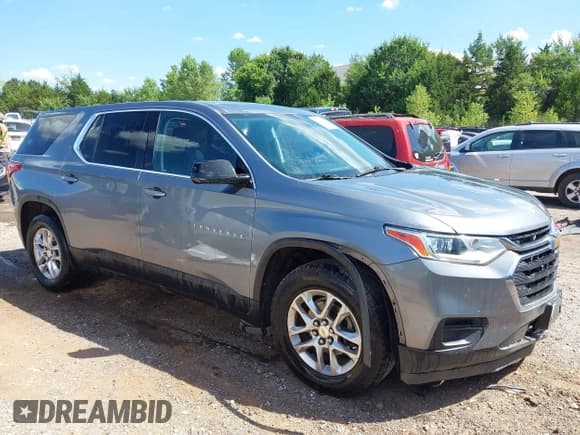 ✅ 2018 Chevrolet Traverse LS • VIN: 1GNERFKW9JJ175091 • Lot: 42826554. Listed on IAAI with 144,044 mi. Free auction sales archive from the USA and detailed vehicle history report at DreamBid. Image 13.