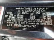 ✅ 2023 Kia Soul GT-Line • VIN: KNDJ53AU0P7192742 • Lot: 52434995. Listed on Copart with 10,629 mi. Free auction sales archive from the USA and detailed vehicle history report at DreamBid. Image 15.