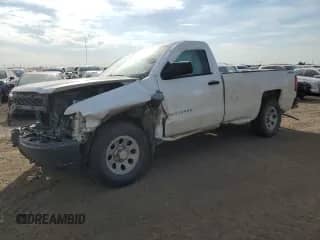 2015 Chevrolet Silverado 1500 Work Truck z VIN 1GCNKPEC9FZ155291, wystawiony jako Copart lot #64608535 z przebiegiem 281 343 mil mil oraz Szkoda całkowita • Salvage title. Historia ofert i sprzedaży dostępna na DreamBid. Obrazek 1.